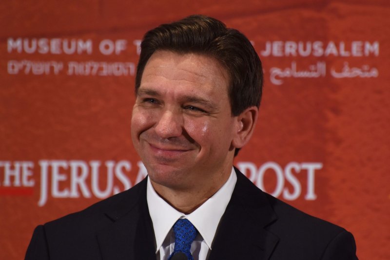 Florida Gov. Ron DeSantis' presidential fundraising events planned in Texas are drawing some of the most prolific donors in the Texas GOP politics. File Photo by Debbie Hill/UPI