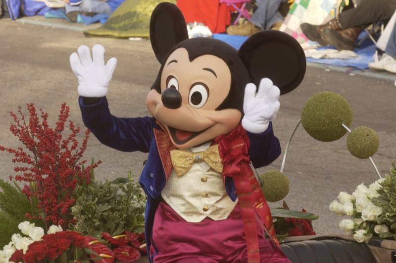 Disney's Mickey Mouse. (File/UPI/Jim Ruymen) | <a href="/News_Photos/lp/3ba0613ad346bb663daba8a6c740133b/" target="_blank">License Photo</a>