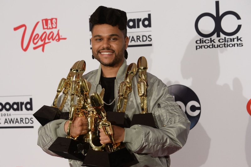 The Weeknd shared dates for the North American leg of his "After Hours Til Dawn" stadium tour with Doja Cat. File&nbsp;Photo by Jim Ruymen/UPI | <a href="/News_Photos/lp/84e29be411ec85da6c59e1b94a20e518/" target="_blank">License Photo</a>