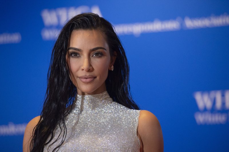 Kim Kardashian bought the Attallah cross, an amethyst and diamond necklace worn by Princess Diana, for nearly $200,000. File Photo by Bonnie Cash/UPI