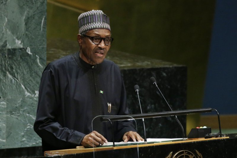 Nigeria suspended Twitter's operations in the country Friday after the social media platform deleted a tweet by President Muhammadu Buhari. File Photo by John Angelillo/UPI | <a href="/News_Photos/lp/e568fb8c93d66bd0871a9a3e54505d2b/" target="_blank">License Photo</a>