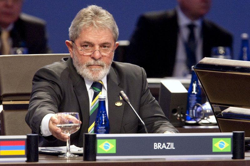 Brazilian President Luiz Inacio Lula da Silva attends the opening plenary of the Nuclear Security Summit at the Washington Convention Center in Washington on April 13, 2010. UPI/Andrew Harrer/Pool