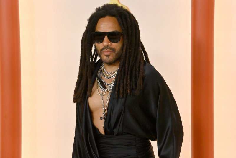 Lenny Kravitz attends the 95th annual Academy Awards in Los Angeles on March 12, 2023. The rock icon will host and perform at the 2023 iHeartRadio Music Awards. Photo by Jim Ruymen/UPI
