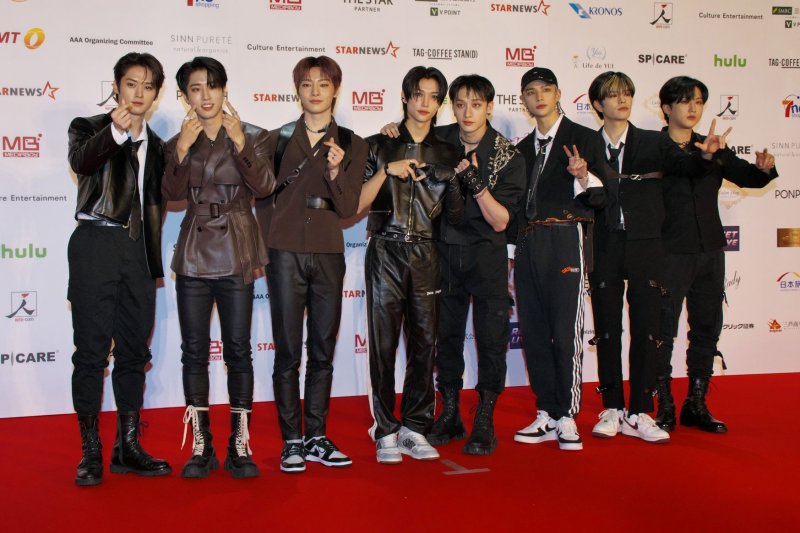 Stray Kids performed on "Jimmy Kimmel Live!" ahead of the conclusion of its "Maniac" world tour. File Photo by Keizo Mori/UPI
