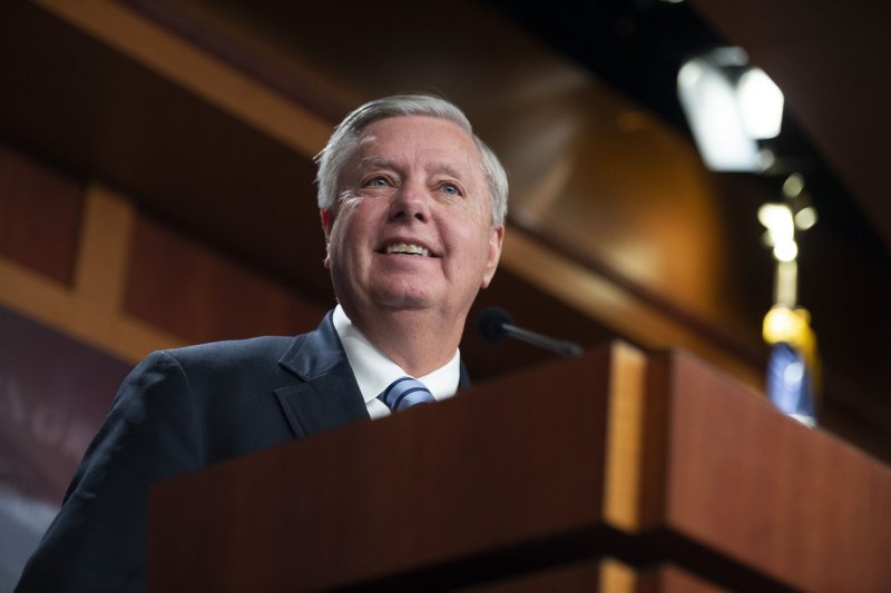 Sen. Lindsey Graham, R.-S.C., filed a new brief in court Wednesday, his latest attempt to avoid testifying in front of a special grand jury in Georgia investigating possible interference in the 2020 presidential election. File Photo by Bonnie Cash/UPI | <a href="/News_Photos/lp/f71f4397a38c7904859baa783d561712/" target="_blank">License Photo</a>