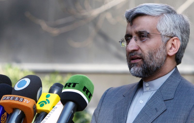 Iran's top nuclear negotiator Saeed Jalili holds a press conference in Tehran, Iran on December 4, 2010. Iran today accused the United Nations of sending spies instead of nuclear inspectors and said the International Atomic Energy Agency will need to take responsibility for those actions. UPI/Maryam Rahmanian