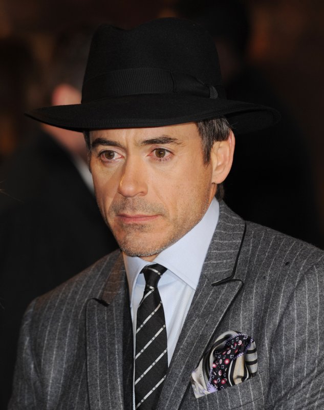 American actor Robert Downey Jr. attends the world premiere of "Sherlock Holmes" at Empire, Leicester Square in London on December 14, 2009. UPI/Rune Hellestad