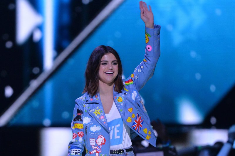Selena Gomez hosts We Day California on April 27. Gomez's Instagram was hacked and nude photos of her ex-boyfriend Justin Bieber were posted on her page. File Photo by Jim Ruymen/UPI | <a href="/News_Photos/lp/b1fee88fd3d7f104d4b5f4847ac221d2/" target="_blank">License Photo</a>