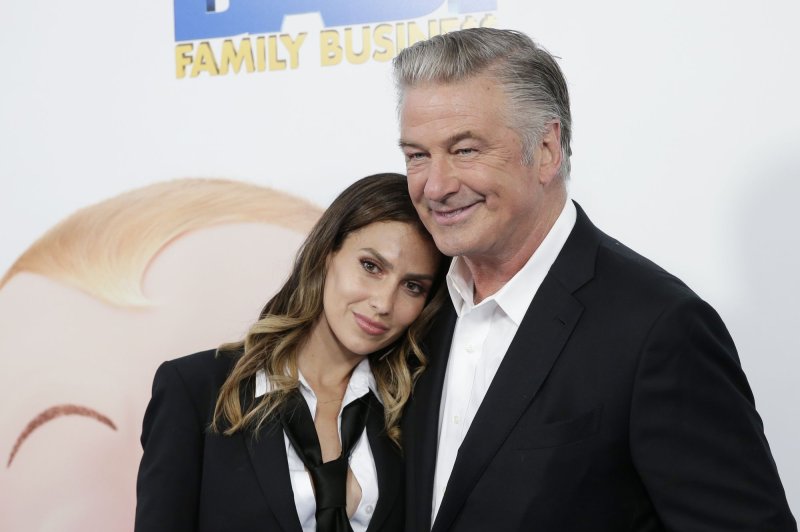 Alec Baldwin (R) and Hilaria Baldwin currently share six children together. Alec Baldwin also is father to 26-year-old Ireland, whom he shares with ex-wife Kim Basinger. File Photo by John Angelillo/UPI | <a href="/News_Photos/lp/59ac83d81d4b8411d364a8214f11a2d0/" target="_blank">License Photo</a>