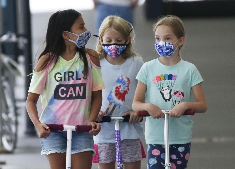 The Florida school board on Thursday approved sanctioning eight school districts over instituting mask mandates in violation of state rules. File Photo by John Angelillo/UPI