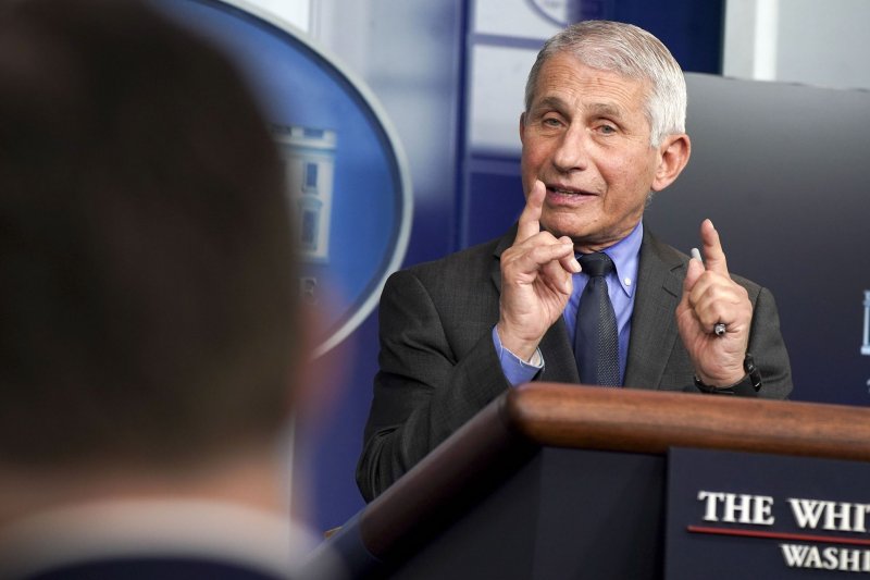 Dr. Anthony Fauci began at the National Institutes of Health in 1968, became head of the Laboratory of Clinical Investigation's Clinical Physiology Section in 1974 and became NIAID head in 1984. He's been in the position ever since. File Photo by Leigh Vogel/UPI
