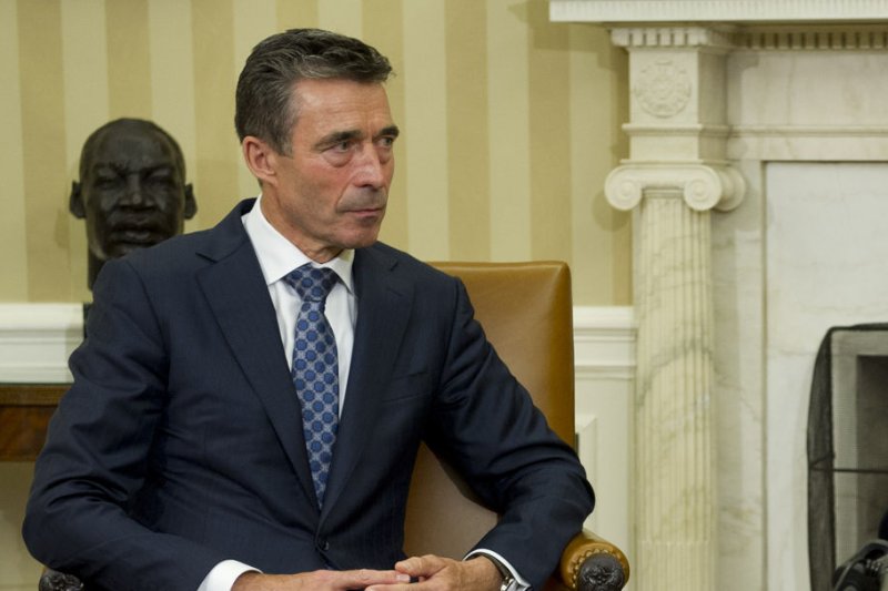 NATO Secretary General Anders Fogh Rasmussen, pictured on May 31, 2013. (UPI/Kevin Dietsch)