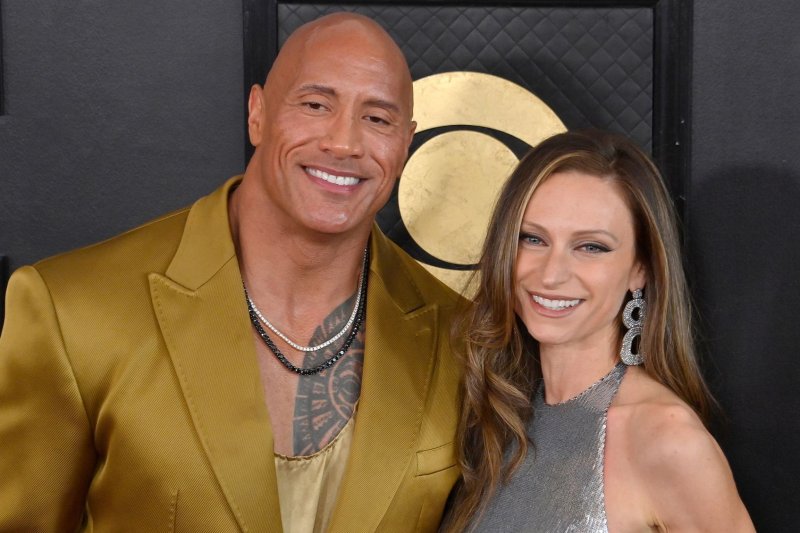Dwayne Johnson, pictured here with wife Lauren Hashian, has been confirmed as a presenter at the upcoming Oscars gala. File Photo by Jim Ruymen/UPI