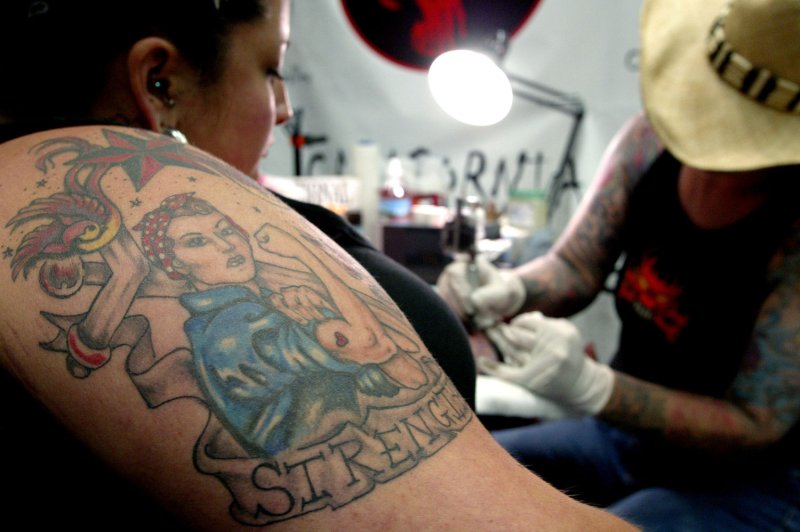 In a recent study, researchers found that most participants with tattoos who underwent MRI did not experience any type of side effects. File Photo by Ken James/UPI