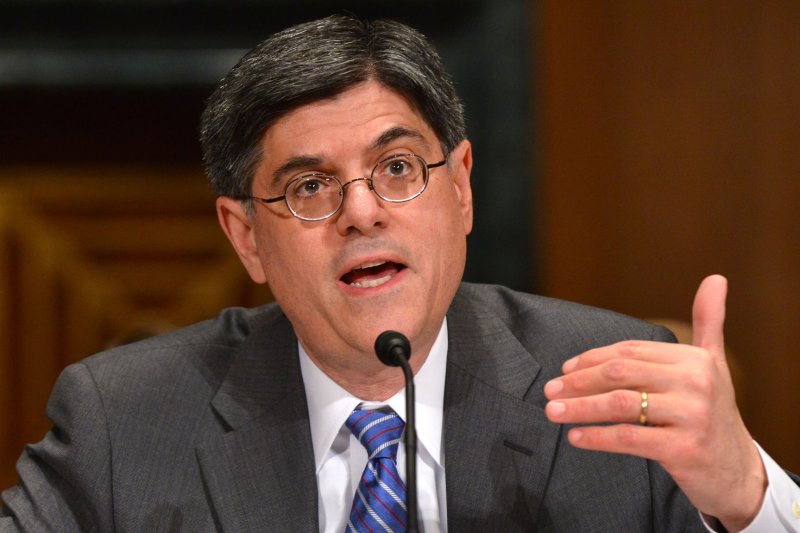 Former Treasury Secretary Jacob Lew (pictured before the Senate in 2013) has been nominated to be the next U.S. ambassador to Israel. File Photo by Kevin Dietsch/UPI