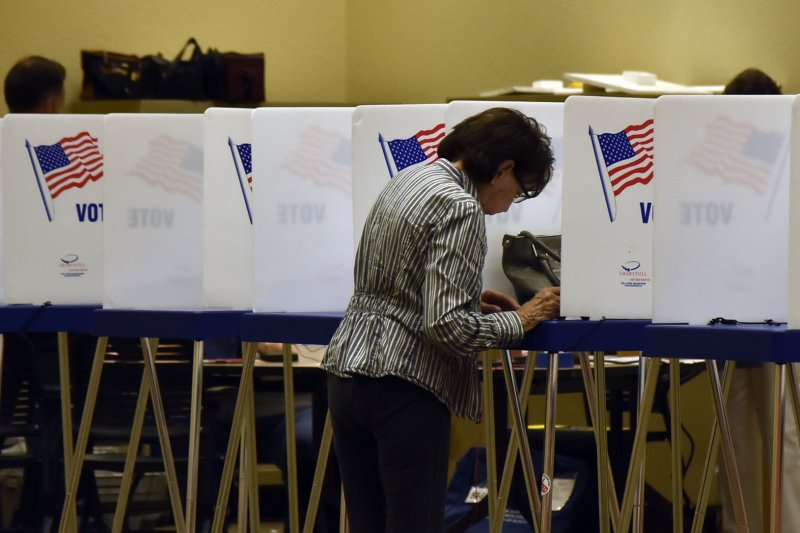 Voters in Florida will consider restoring voting rights to felons. File Photo by Gary I Rothstein/UPI