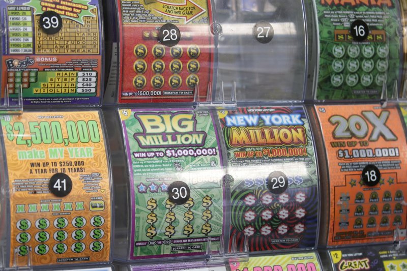 A Muskegon County, Mich., woman said a wrong-turn on her way to buy a lottery ticket led her to a different store where she bought a scratch-off worth $500,000. File Photo by John Angelillo/UPI
