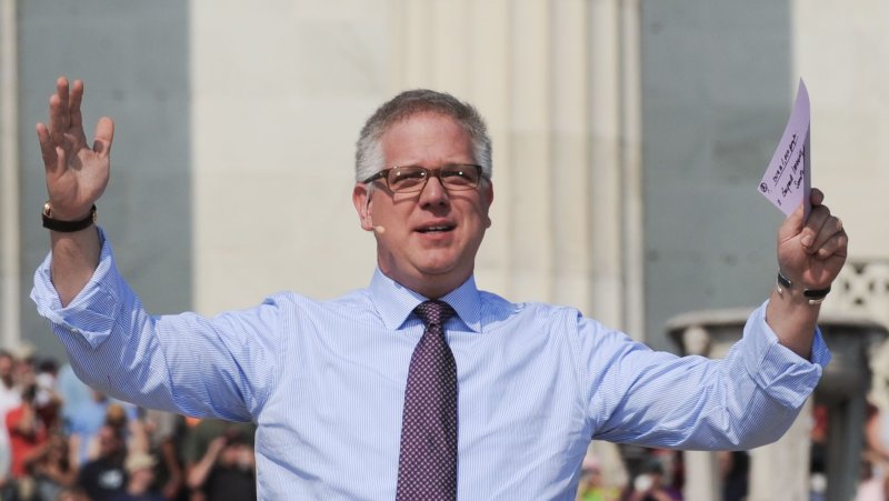 Fox News TV host Glenn Beck speaks at his "Restoring Honor" rally at the Lincoln Memorial in Washington on August 28, 2010. The conservative rally, unofficially affiliated with the Tea Party movement, attracted hundreds of thousands of attendees. Beck stirred controversy by choosing to host a rally on August 28 at the Lincoln Memorial, as it is on the 47th anniversary and same location of Dr. Martin Luther King Jr.'s historic "I Have a Dream" speech. UPI/Alexis C. Glenn
