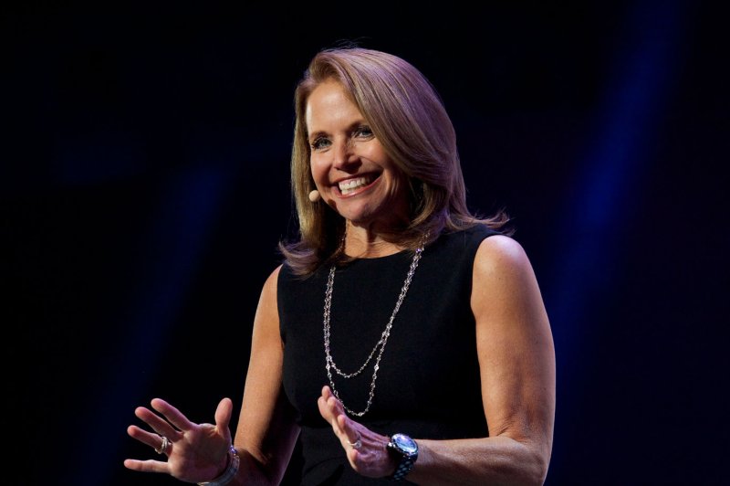 Katie Couric takes the stage at the Yahoo! key note address during the 2014 International CES, a trade show of consumer electronics, in Las Vegas, Nevada on January 7, 2014. UPI/Molly Riley | <a href="/News_Photos/lp/59612d4a32e6b29060e48fcf4d0fec8a/" target="_blank">License Photo</a>