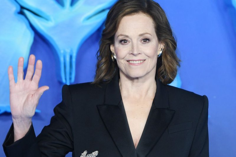 Sigourney Weaver attends the world premiere of "Avatar: The Way of Water" at Odeon Luxe, Leicester Square, London on December 6. File Photo by Rune Hellestad/UPI