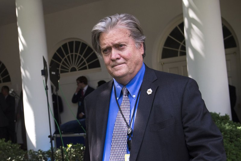 Steve Bannon faces up to one year in prison if convicted on the contempt of Congress charges. File Photo by Kevin Dietsch/UPI | <a href="/News_Photos/lp/5af0546179be8eab11e809e72a51dc96/" target="_blank">License Photo</a>
