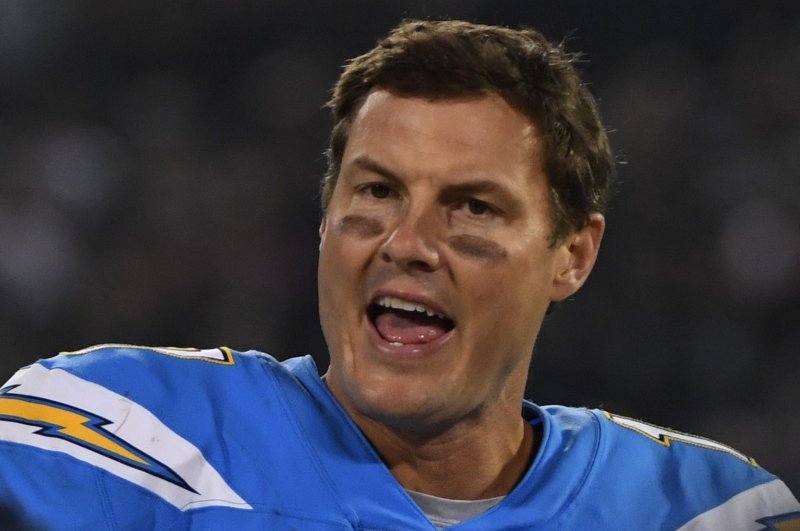 Los Angeles Chargers quarterback Philip Rivers has been intercepted seven times in his last two starts. Photo by Terry Schmitt/UPI