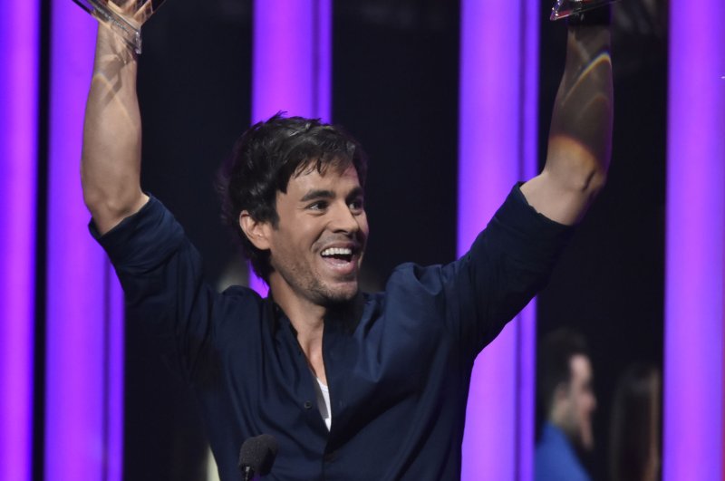 Enrique Iglesias and Becky G are set to be two of the headlining acts at the upcoming iHeartRadio Fiesta Latina concert in Miami. File Photo by Gary I Rothstein/UPI