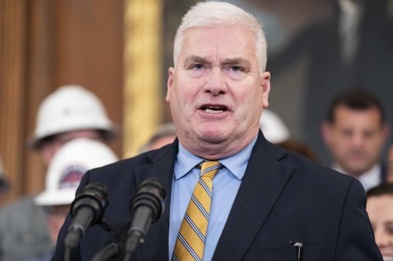 U.S. House Majority Whip Tom Emmer, R-Minn., is one of two candidates for House speaker who did not vote to overturn the results of the 2020 presidential election. File Photo by Bonnie Cash/UPI