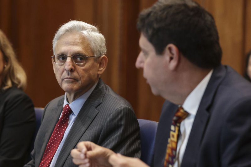 Attorney General Merrick Garland and ATF Director Steven M. Dettelbach said the Justice Department last week filed a civil complaint against two companies in New York over machine gun conversion devices. File Photo by Oliver Contreras/UPI