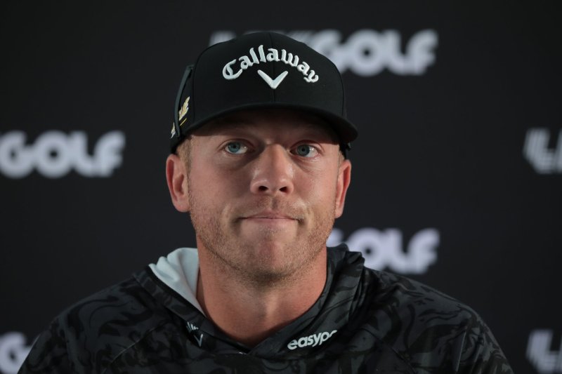 American Talor Gooch, who left the PGA Tour for the LIV Golf Series, is seeking a temporary restraining order so he can participate in the FedExCup Playoffs. File Photo by Hugo Philpott/UPI | <a href="/News_Photos/lp/10a92740582ef3694b39723811daff76/" target="_blank">License Photo</a>