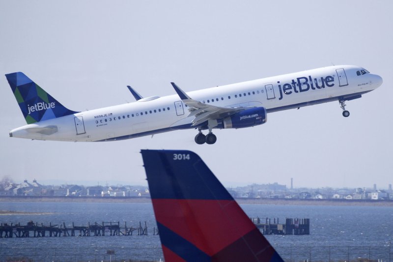 JetBlue confirmed Wednesday it is severing ties with American Airlines. File Photo by John Angelillo/UPI