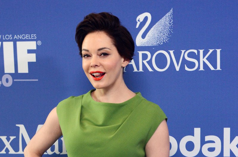 Actress Rose McGowan arrives for the Crystal + Lucy Awards at the The Beverly Hilton in Beverly Hills, California on June 12, 2013. UPI/Jim Ruymen