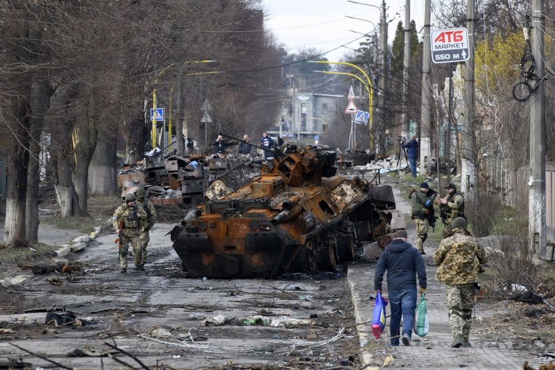 U.N. investigators released a report Friday detailing Russian war crimes in Ukraine. Photo by Vladyslav Musienko/UPI