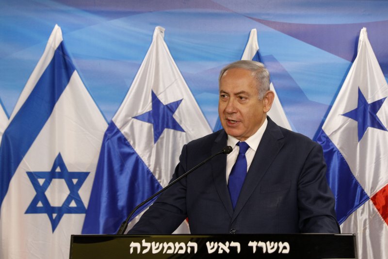 Israeli Prime Minister Benjamin Netanyahu embarked on trip to Europe Monday to lobby against the 2015 Iran nuclear deal. File Photo by Gali Tibbon/UPI
