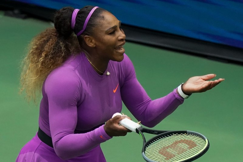 U.S. star Serena Williams has captured four gold medals in tennis, most recently in 2012 in women's singles action. File Photo by Ray Stubblebine/UPI