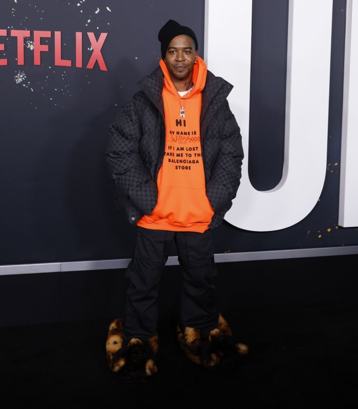 Kid Cudi arrives on the red carpet at the world premiere of Netflix's "Don't Look Up" on December 5, 2021, in New York City. The rapper turns 39 on January 30. File Photo by John Angelillo/UPI