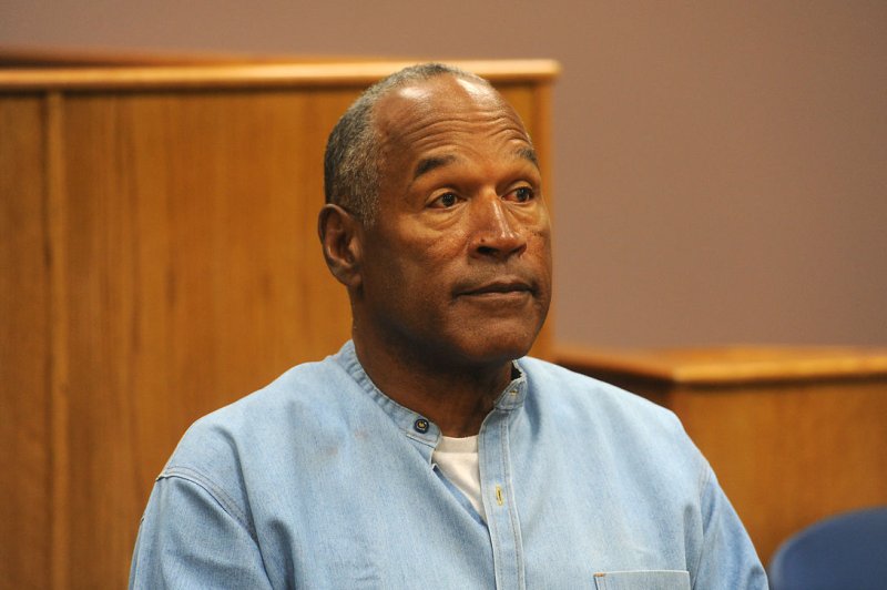 O.J. Simpson attends his parole hearing at Lovelock Correctional Center in Lovelock, Nevada on July 20, 2017. Simpson is serving a nine to 33 year prison term for a 2007 armed robbery and kidnapping conviction. Pool photo by Jason Bean/UPI