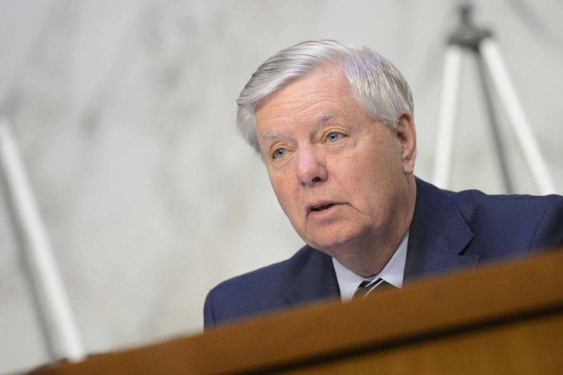 Sen. Lindsey Graham, R-S.C., was one of 18 people the Georgia grand jury investigating election interference initially recommended charges against but were ultimately not indicted. File Photo by Bonnie Cash/UPI