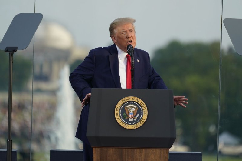 President Donald Trump has accused the World Health Organization of enabling China to cover up the origins of COVID-19. Photo by Chris Kleponis/UPI