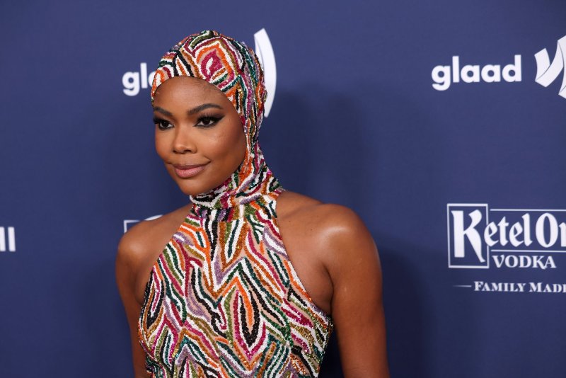 Gabrielle Union attends the GLAAD Media Awards in Los Angeles on March 30. She's starring in the Netflix movie "The Perfect Find," which co-stars Keith Powers and Gina Torres. File Photo by Greg Grudt/UPI
