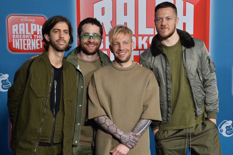 Imagine Dragons attend the premiere of "Ralph Breaks the Internet" in November 2018. The band will begin touring in February. File Photo by Jim Ruymen/UPI
