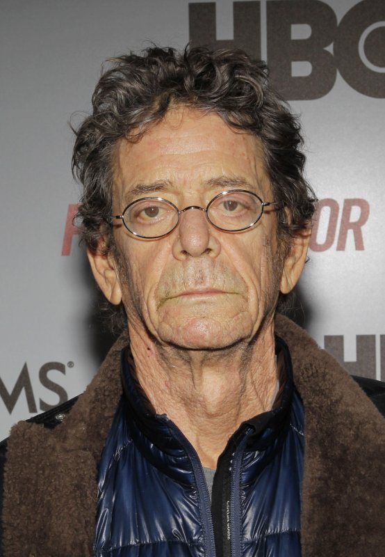 Lou Reed arrives at the premiere of Phil Spector at the Time Warner Center in New York City on March 13, 2013. UPI/John Angelillo