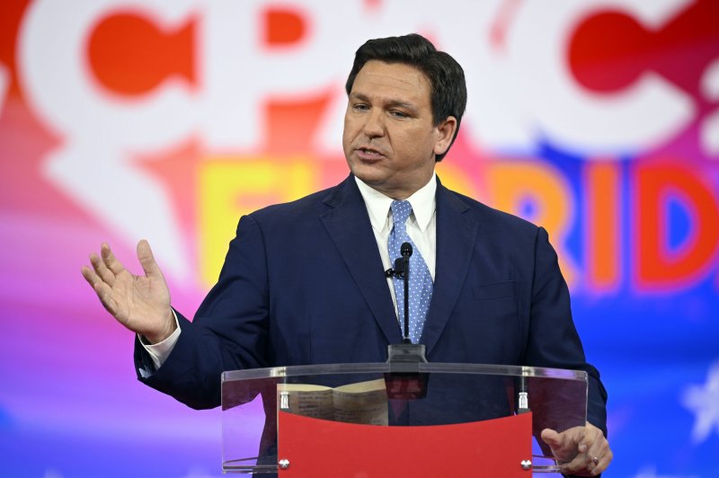 Florida Gov. Ron DeSantis signed a law on Tuesday expanding various school safety measures taken in the state following the 2018 mass shooting at Marjory Stoneman Douglas High School that killed 17 people. File Photo by Joe Marino/UPI | <a href="/News_Photos/lp/4d528a4ad36621d03c07dc26c19a3f5c/" target="_blank">License Photo</a>
