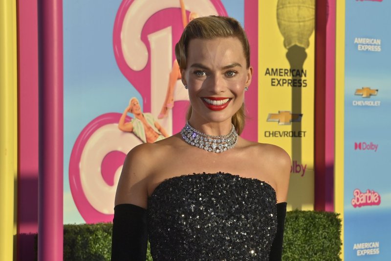 Margot Robbie and "Barbie" are nominated at the Golden Globe Awards. File Photo by Jim Ruymen/UPI