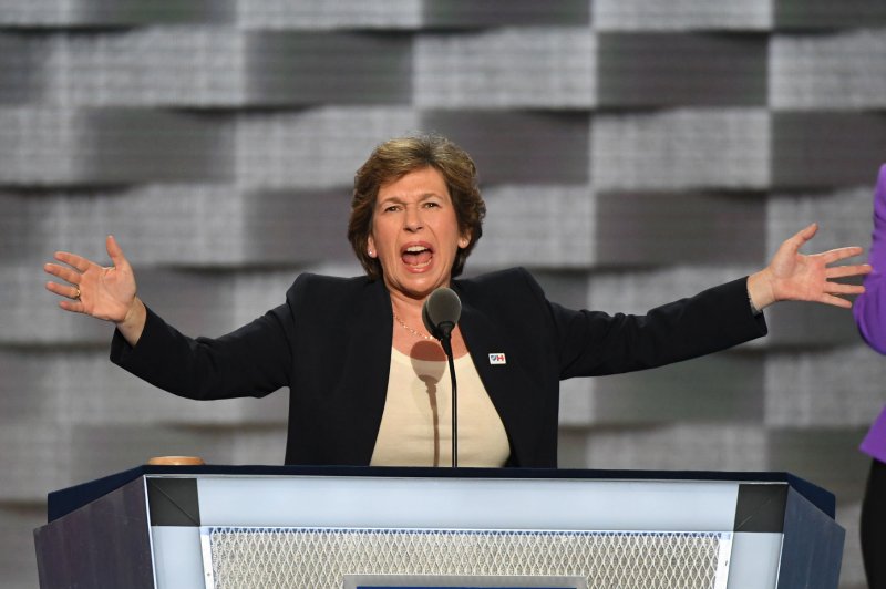 Randi Weingarten, president of the American Federation of Teachers, speaks at the Democratic National Convention in Philadelphia on July 25, 2016. Photo by Pat Benic/UPI | <a href="/News_Photos/lp/c7b18fac443c0601c2c53f456d97385e/" target="_blank">License Photo</a>