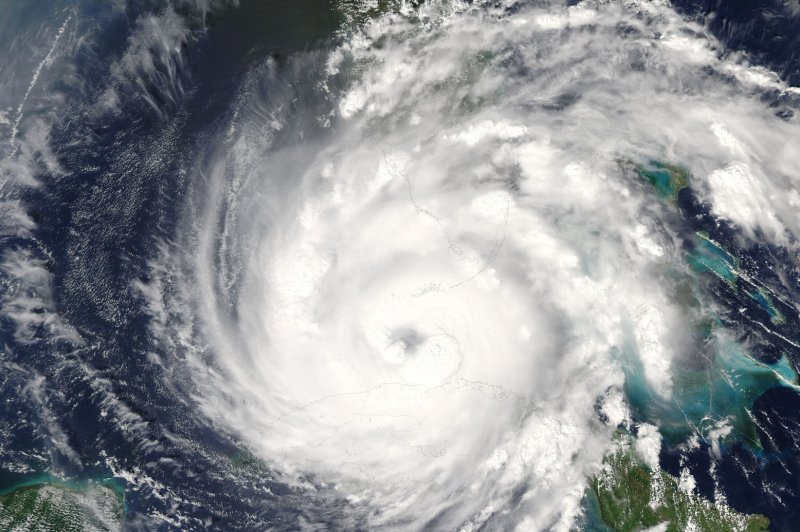 New research suggests human-caused inputs, including increases in greenhouse gas emissions and reductions in particulate pollution, have altered the global distribution of tropical cyclones over the last 40 years. Photo by UPI Photo/NASA | <a href="/News_Photos/lp/36bc342abfa7c2cc0e74edafd3d1e1de/" target="_blank">License Photo</a>