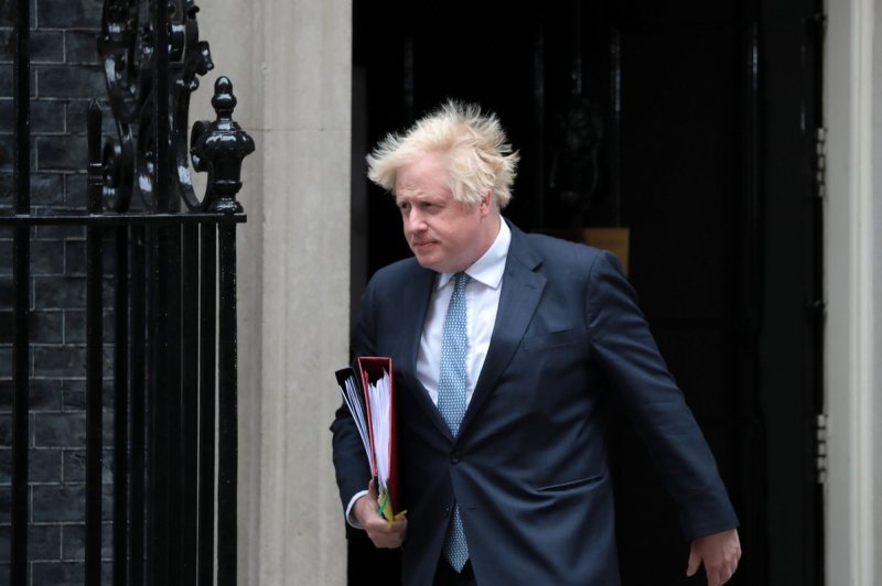 British Prime Minister Boris Johnson said Wednesday he won't resign amid growing calls for him to do so. File Photo by Hugo Philpott/UPI
