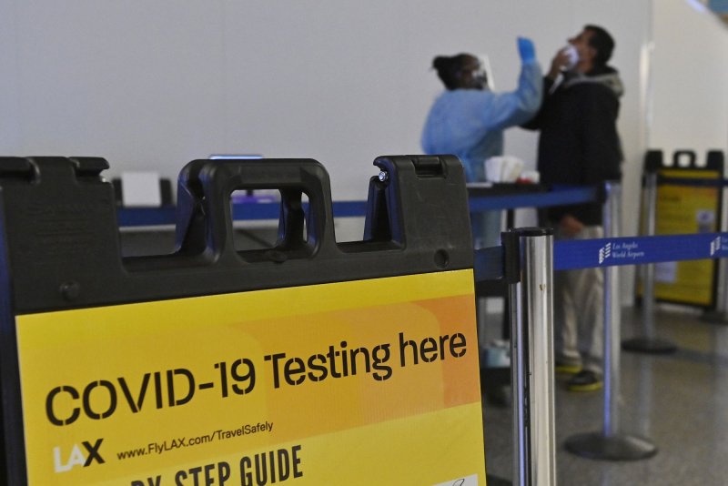 The Swedish government last month imposed a COVID-19 testing mandate for all foreign travelers entering the country. That rule will be lifted on Friday, officials said. File Photo by Jim Ruymen/UPI