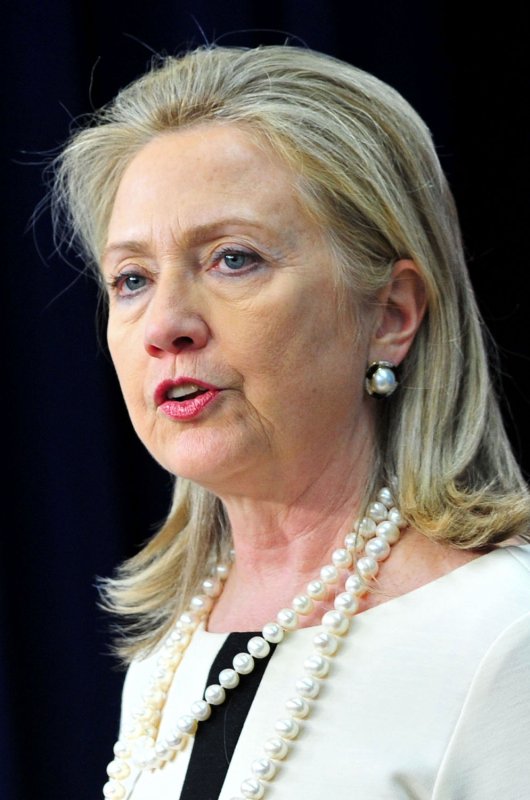 U.S. Secretary of State Hillary Clinton in Washington, April 12, 2012. UPI/Kevin Dietsch