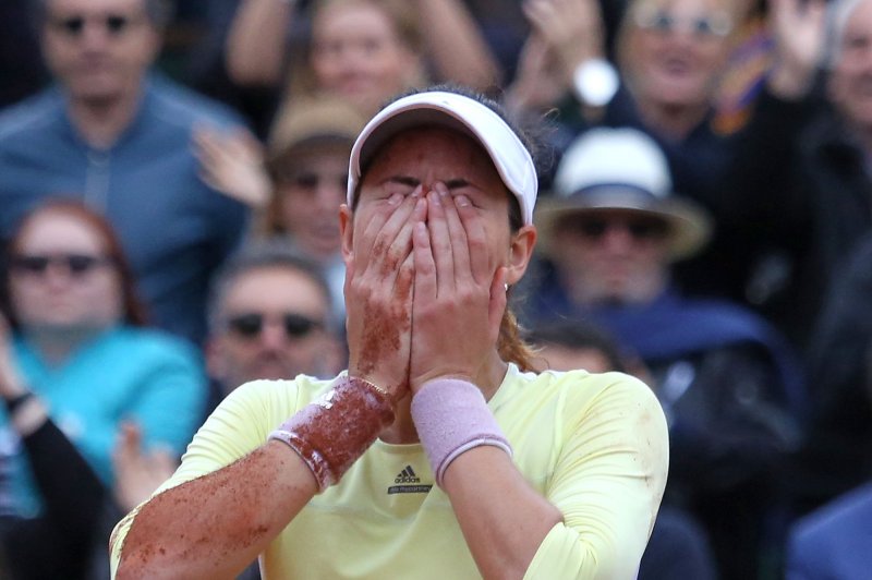Garbine Muguruza of Spain advanced to the second round of the French Open after beating Italian Francesca Schiavone. File photo by David Silpa/UPI | <a href="/News_Photos/lp/a8c6d86f8cfc553a5619556df7e4db64/" target="_blank">License Photo</a>